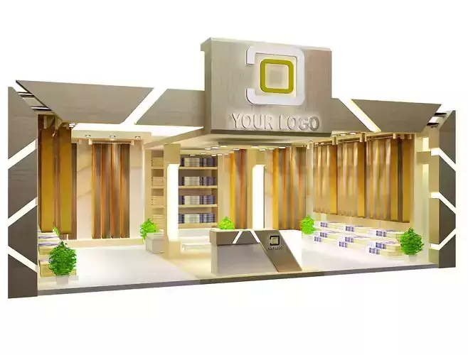  Booth Exhibition Stand a94 3D model