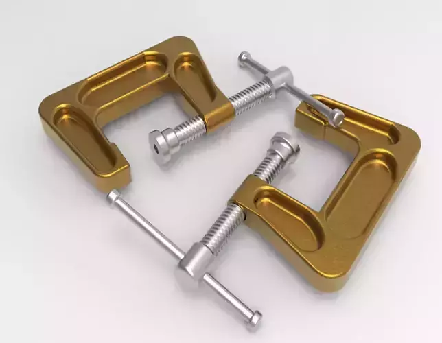 C-Clamp clamp with screw