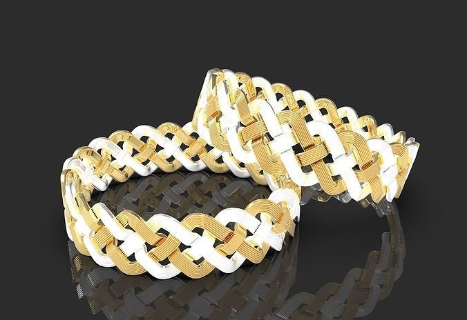 Braid Bracelet 3D model