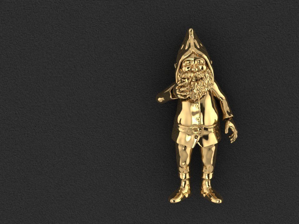 Gnome 2 Leprechaun 3D print model_0