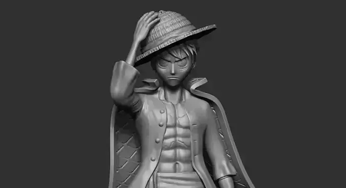 Monkey D-luffy 3D print model