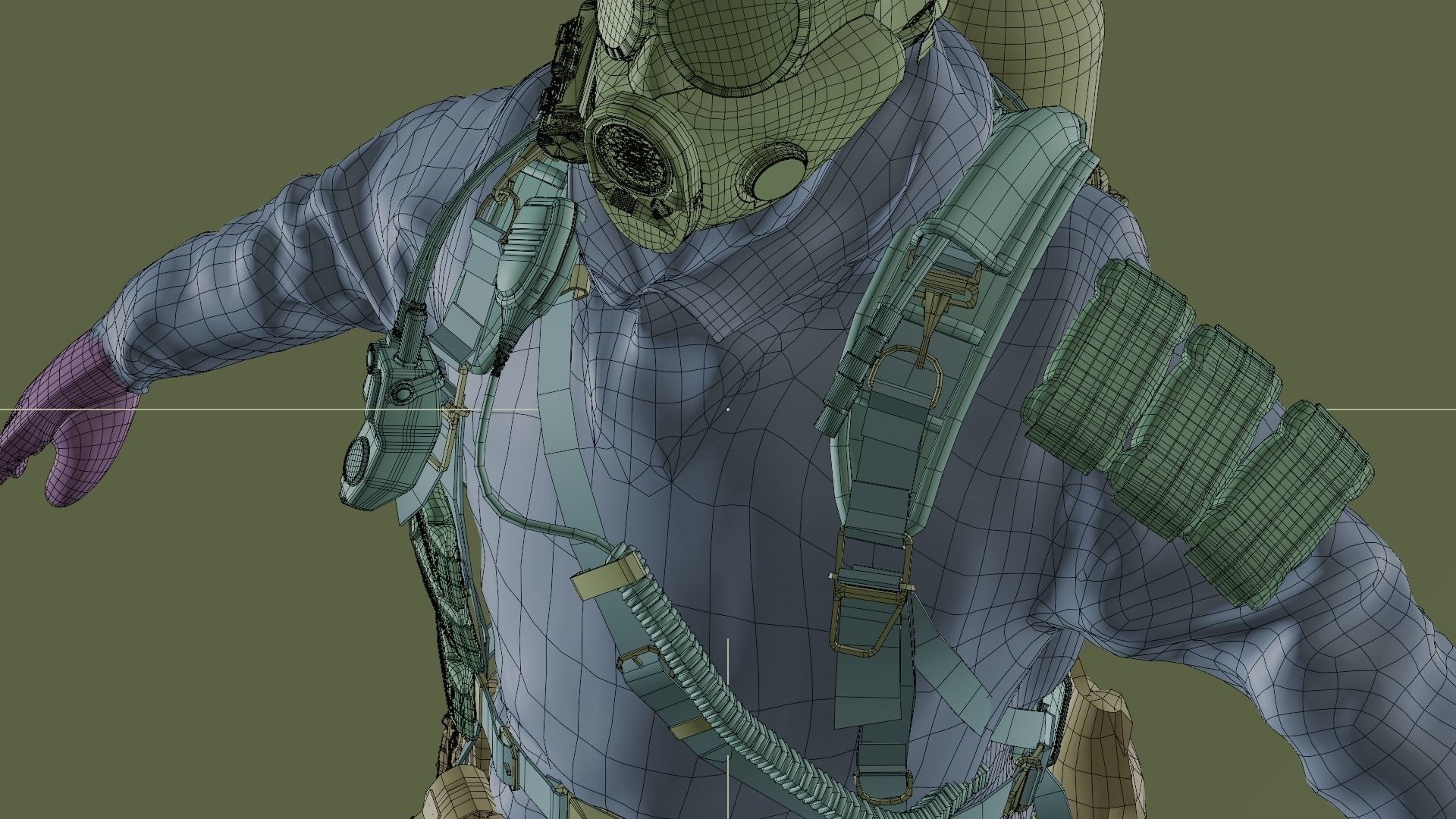 HAZMAT NBC Suit  3D model_26