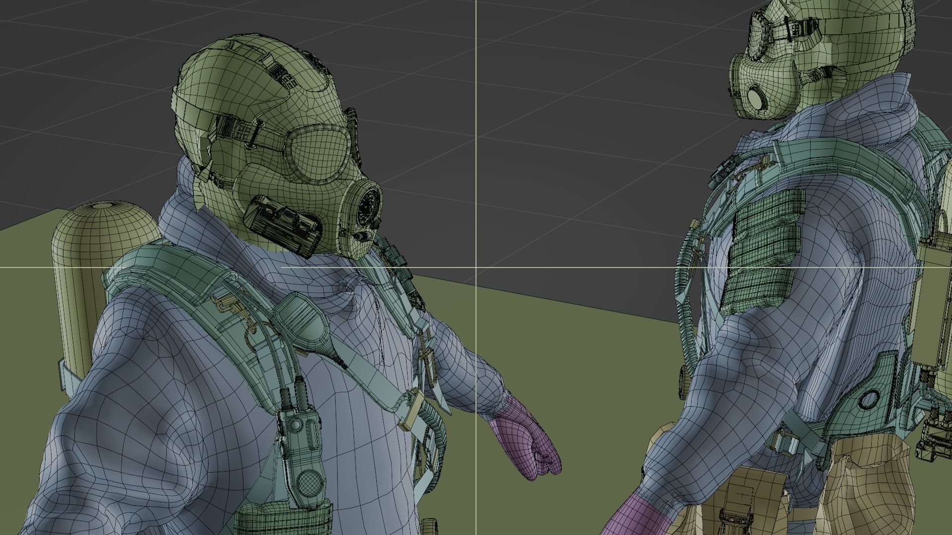 HAZMAT NBC Suit  3D model_23