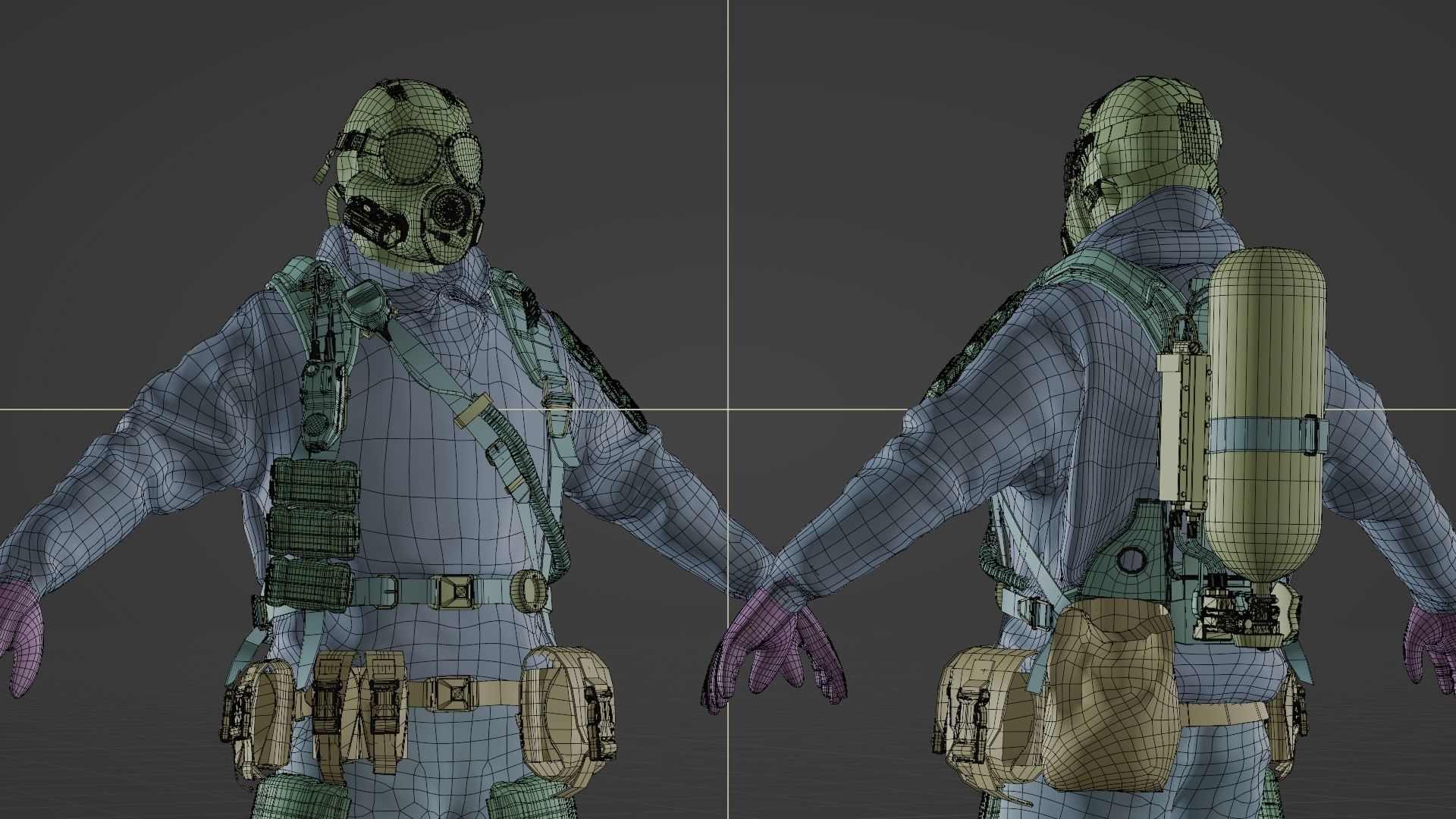 HAZMAT NBC Suit  3D model_22