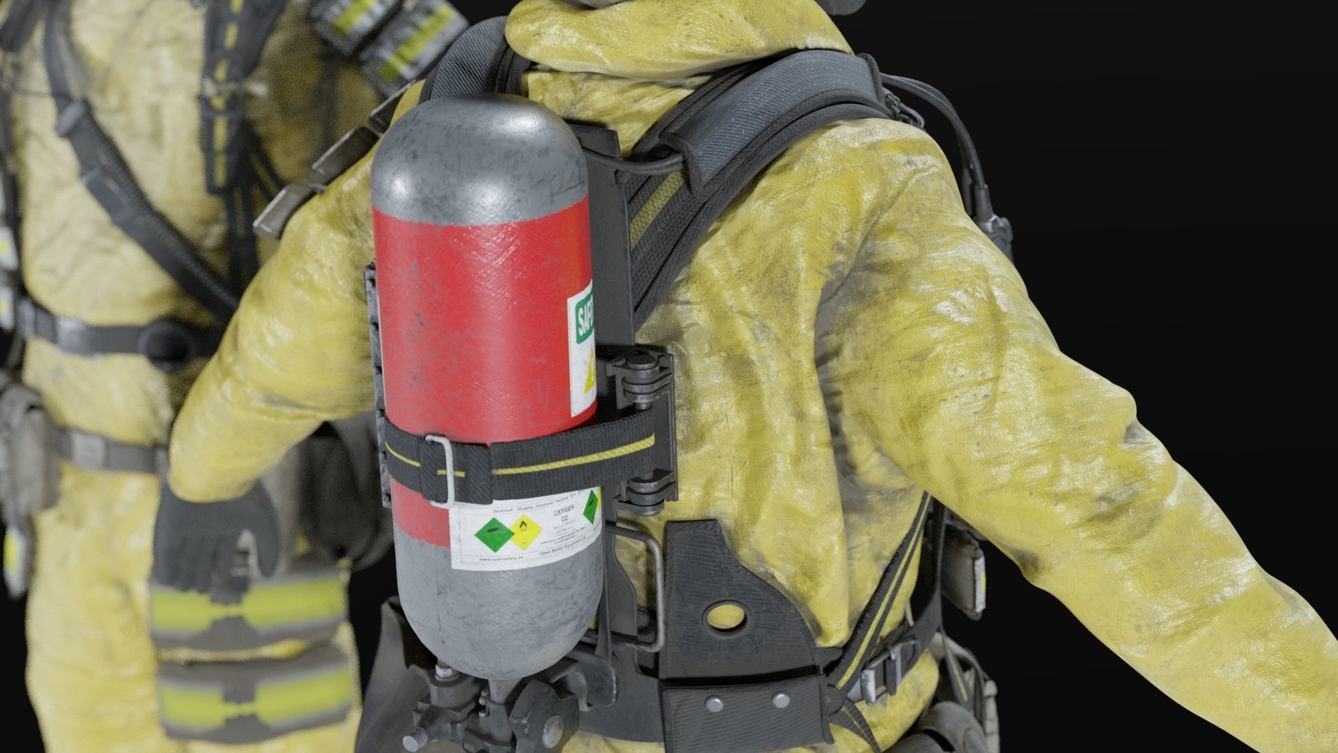 HAZMAT NBC Suit  3D model_6