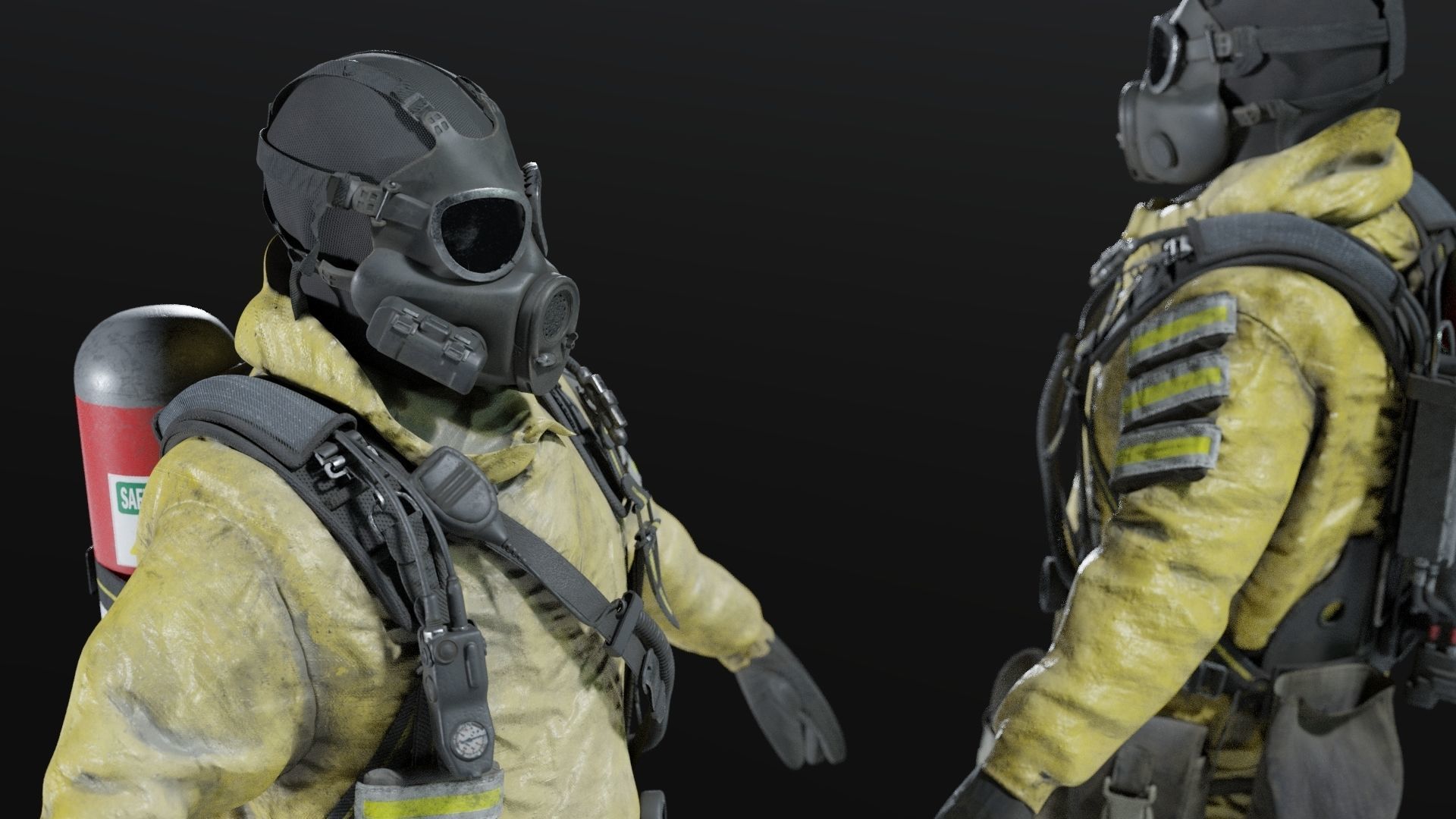 HAZMAT NBC Suit  3D model_5