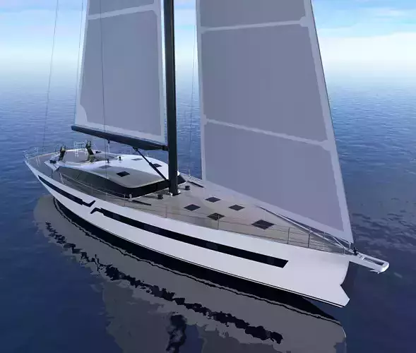 23 m Luxury Sail yacht