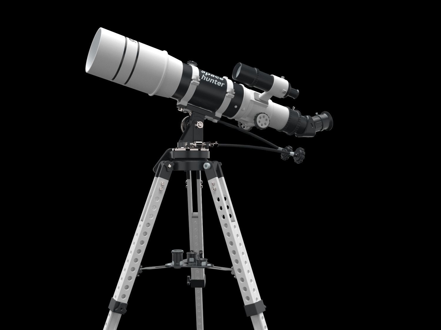 Space Hunter Telescope 3D model_3