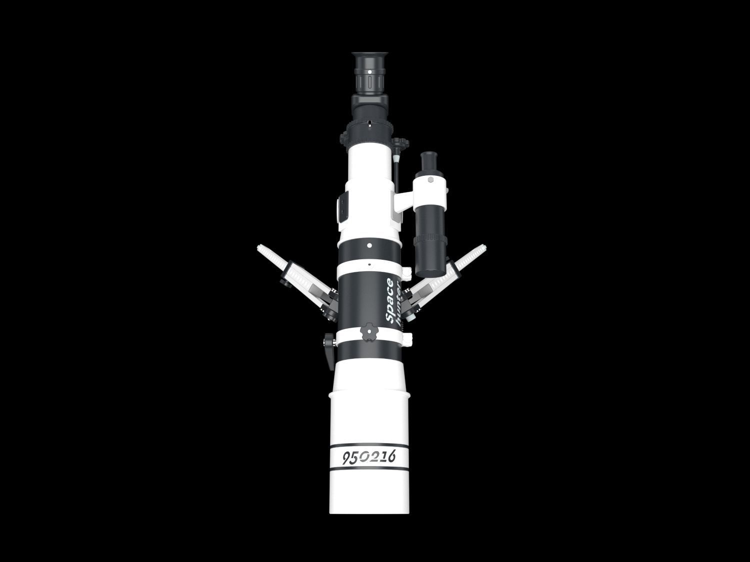 Space Hunter Telescope 3D model_6