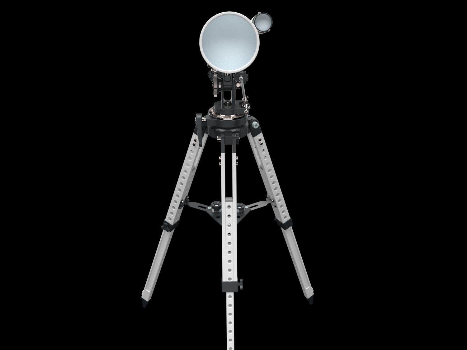 Space Hunter Telescope 3D model_4