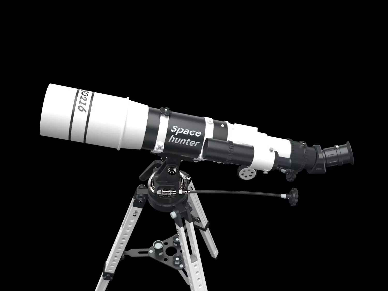 Space Hunter Telescope 3D model_0
