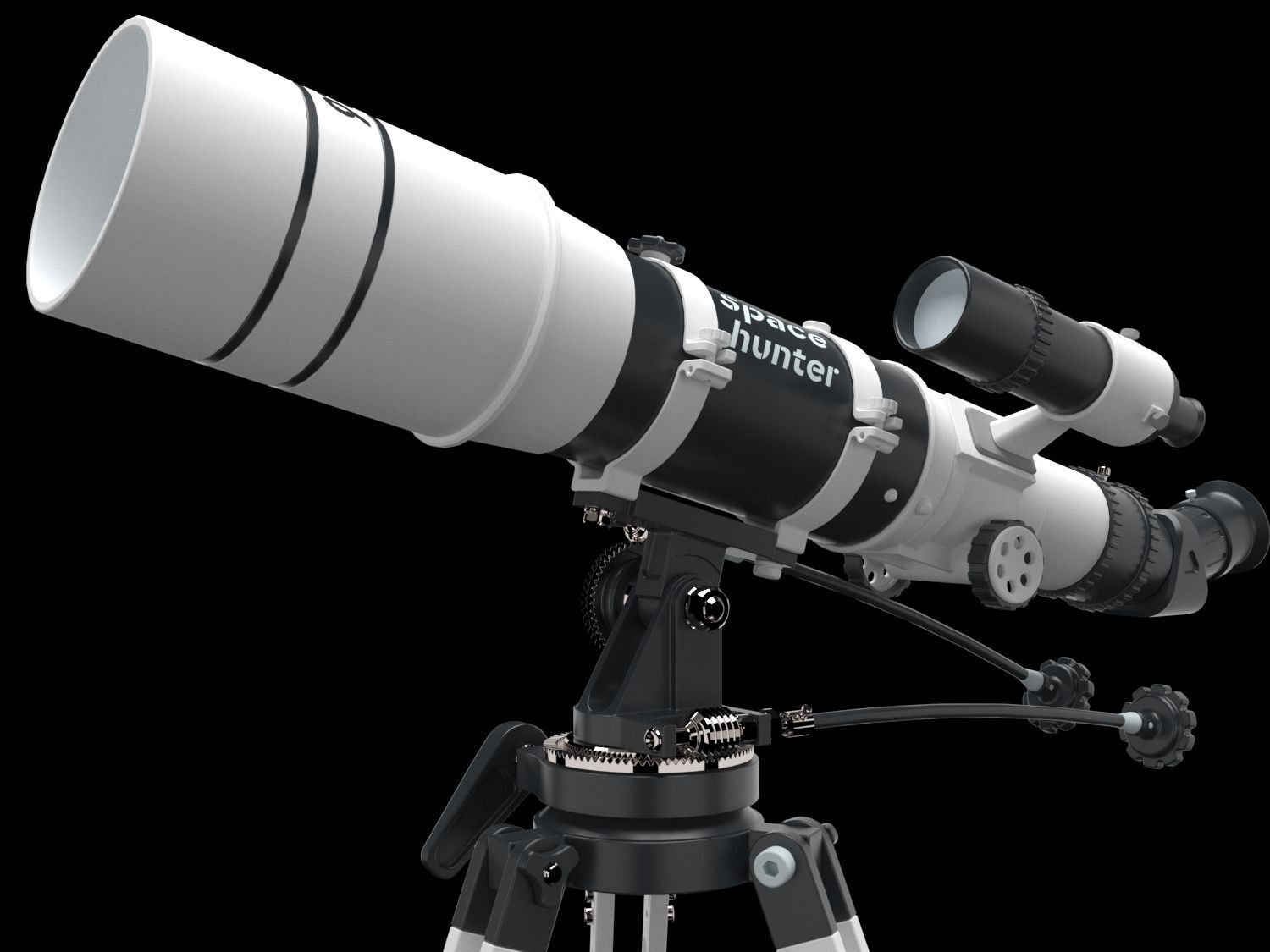 Space Hunter Telescope 3D model_5