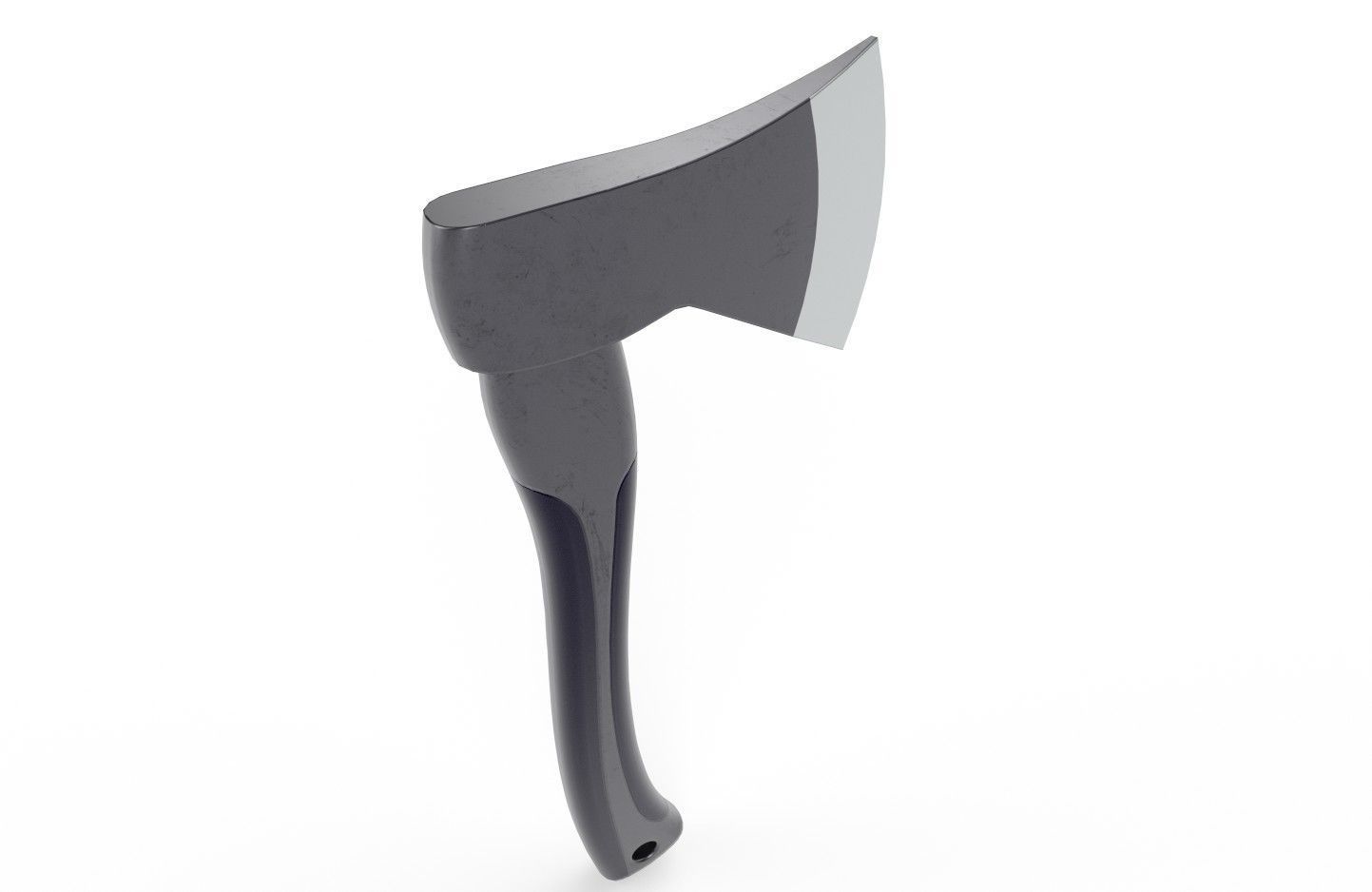 Axe M04 - with STL Low-poly 3D model_32