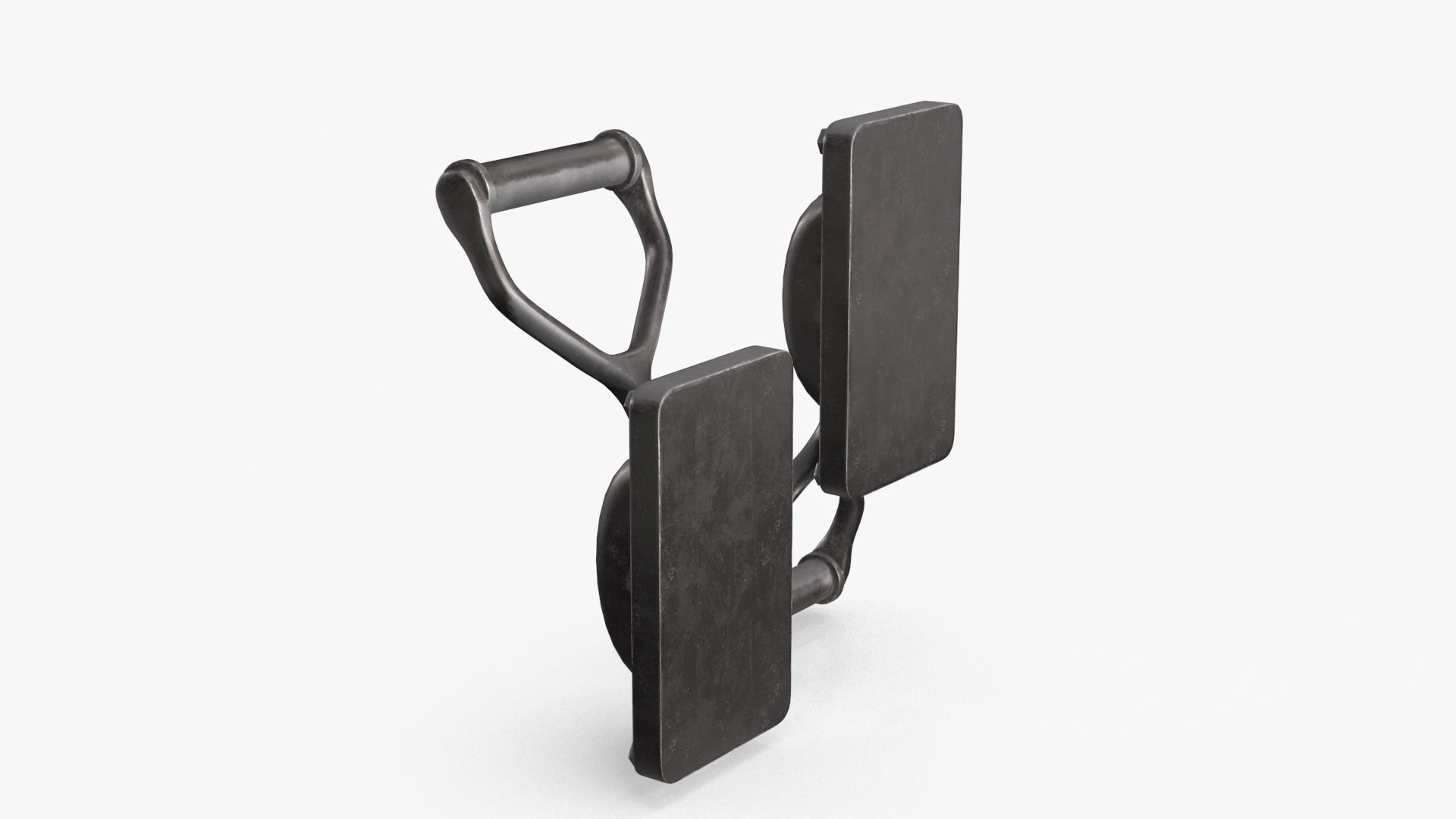 Industrial Power Switch Low-poly 3D model_9