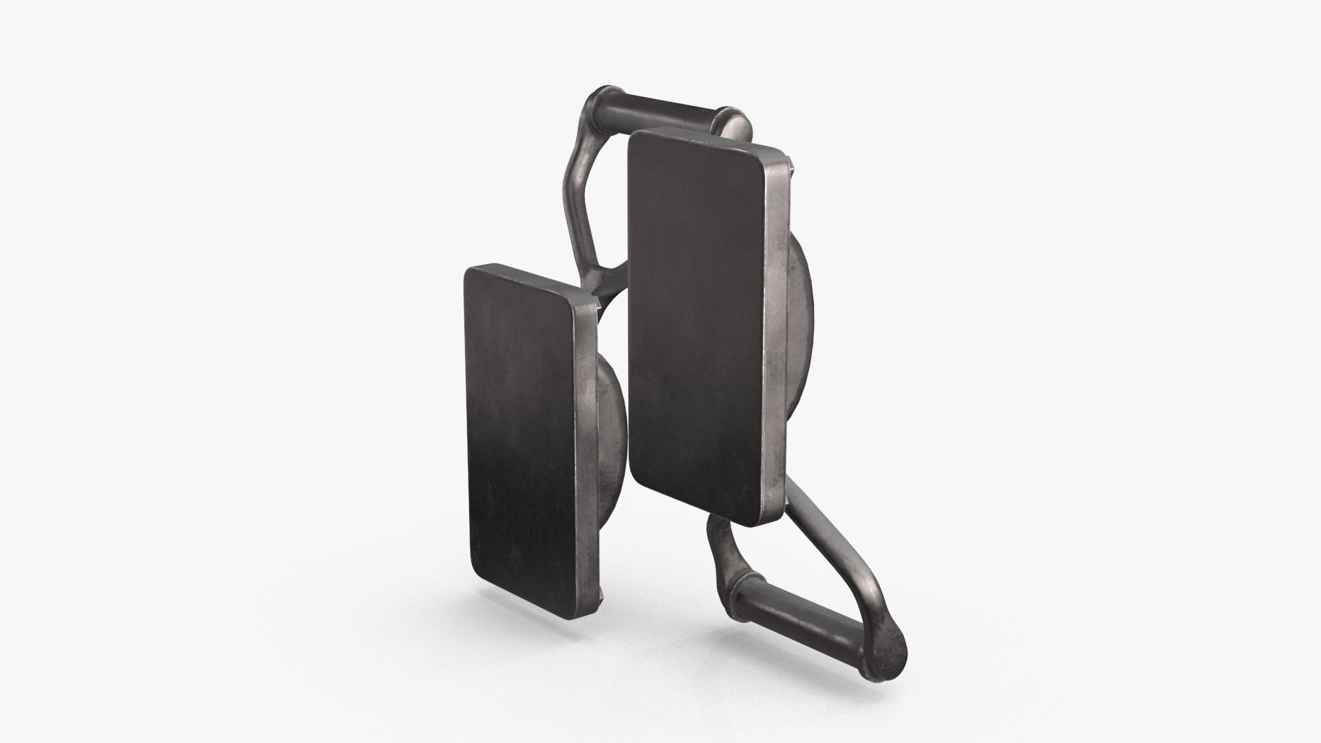 Industrial Power Switch Low-poly 3D model_8