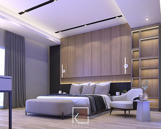 Design Interior Master Bedroom 3D model