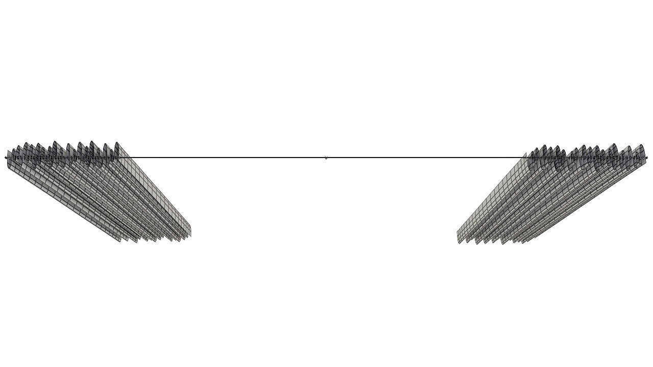 Fabric heavy courtain 3D model_8