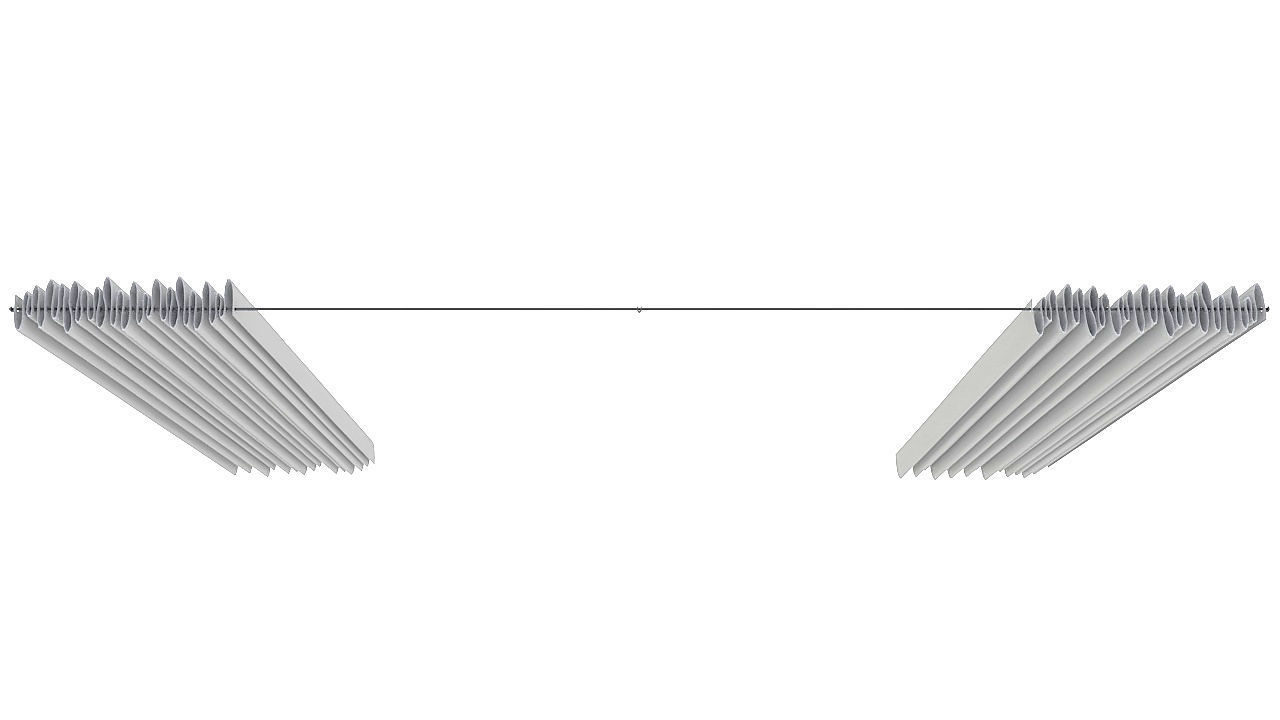 Fabric heavy courtain 3D model_7