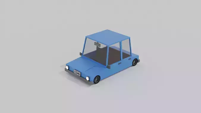 basic lowpoly car