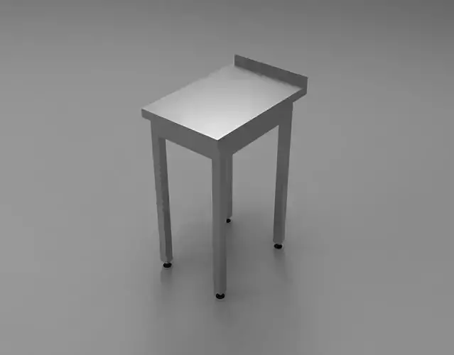 Work table stainless steel L 400 mm  D 600 mm  H 850 mm 