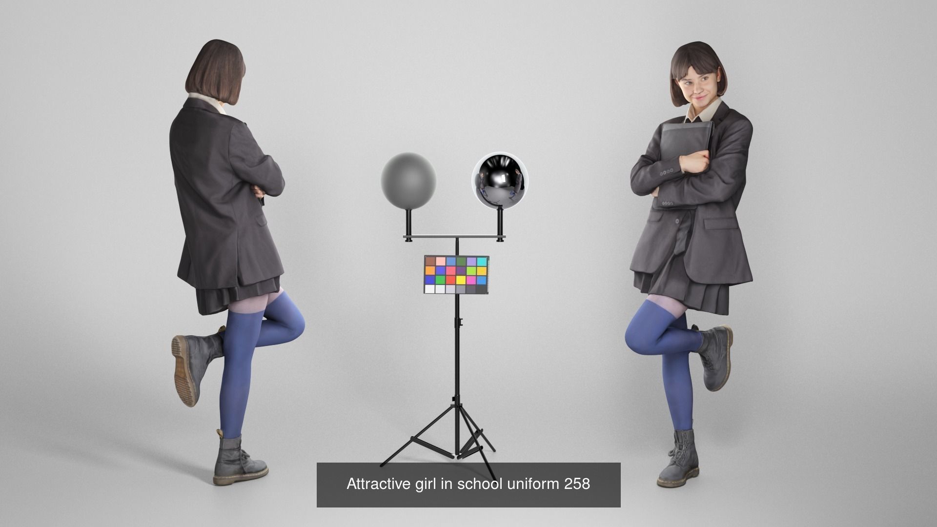 Casual people 17 3D Model Collection_9