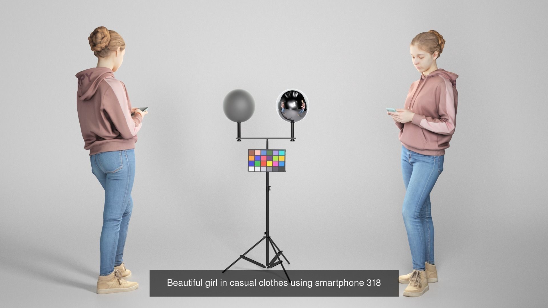 Casual people 17 3D Model Collection_12