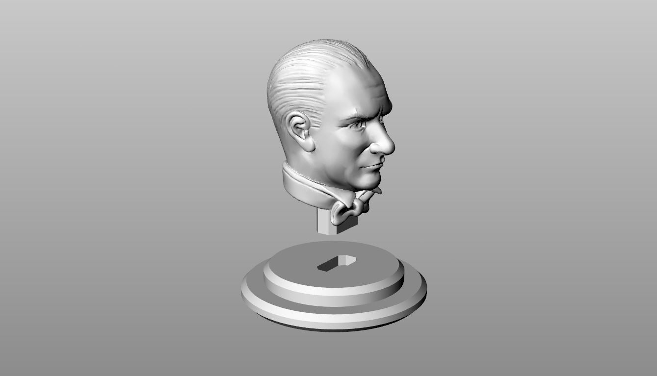 mustafa kemal ataturk  3D print model_6