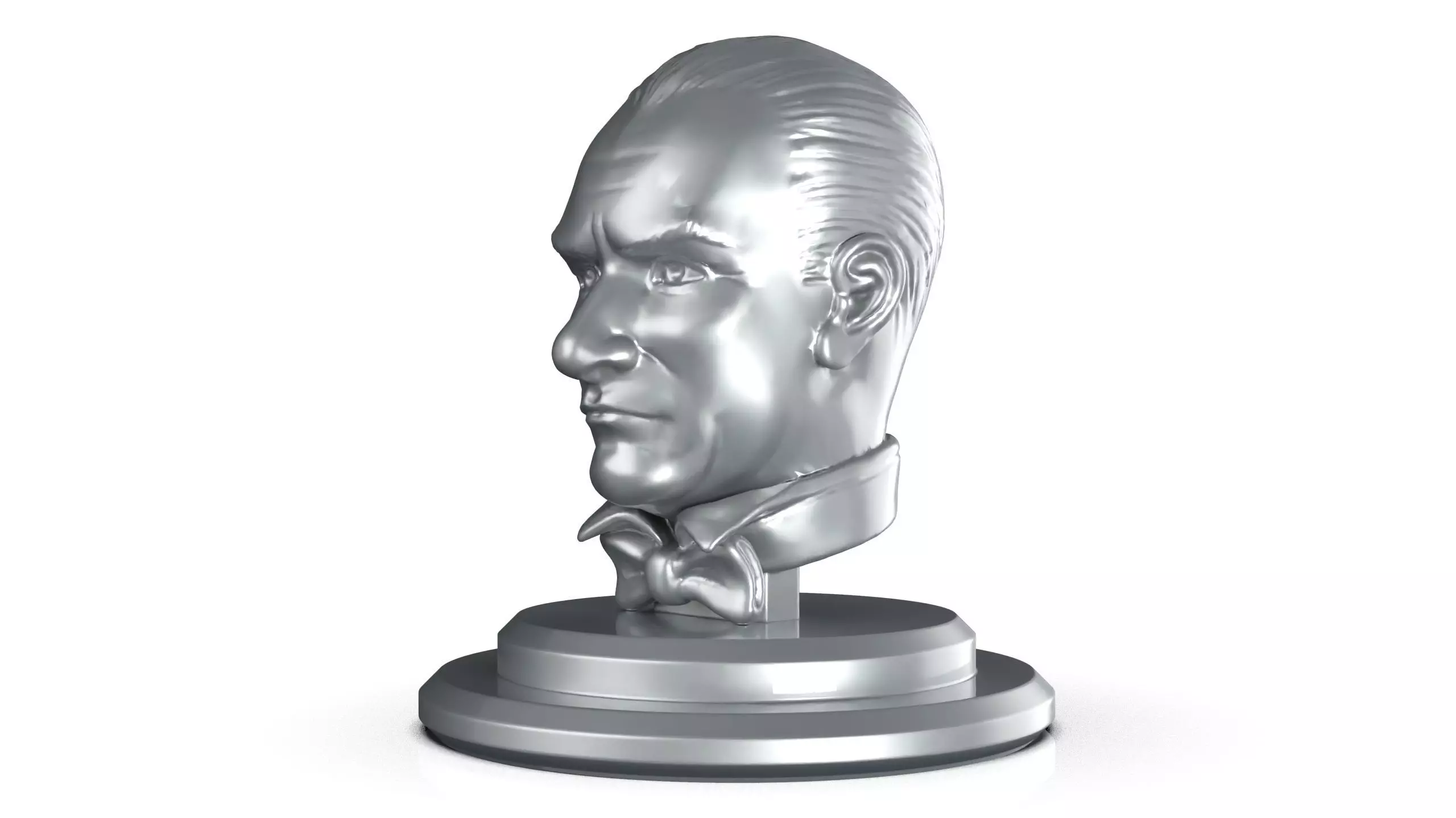 mustafa kemal ataturk  3D print model_0