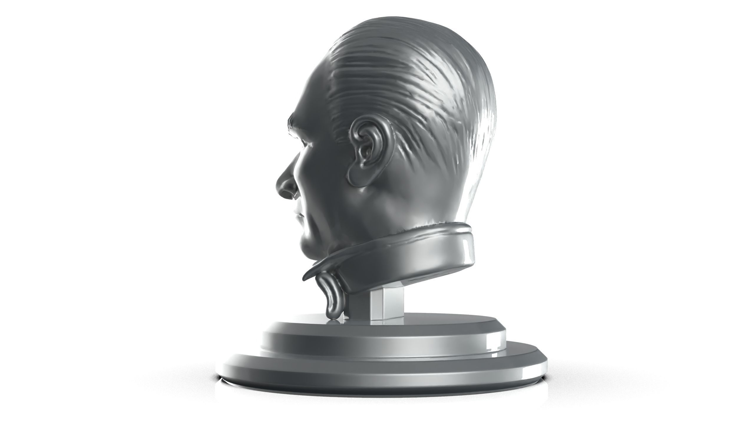 mustafa kemal ataturk  3D print model_4