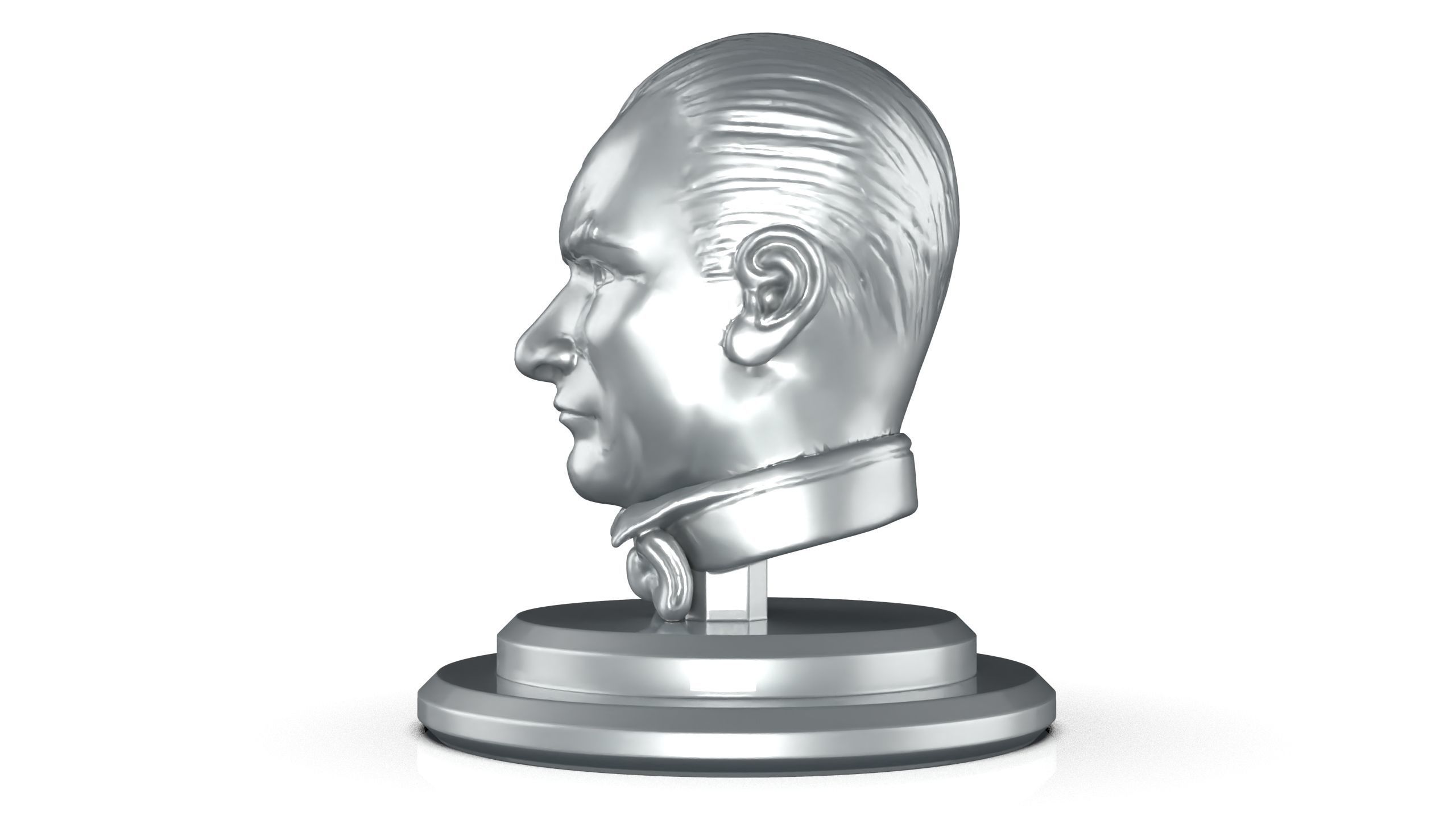 mustafa kemal ataturk  3D print model_3