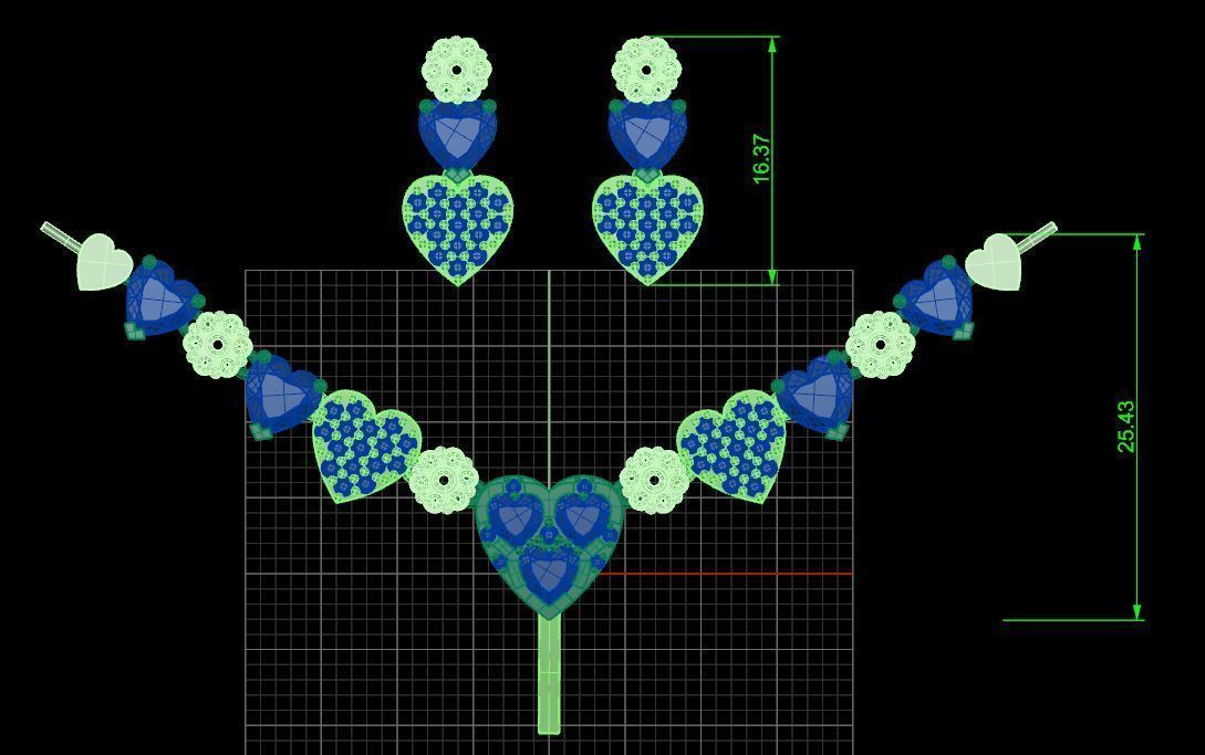 Half set 0061 3D print model_3