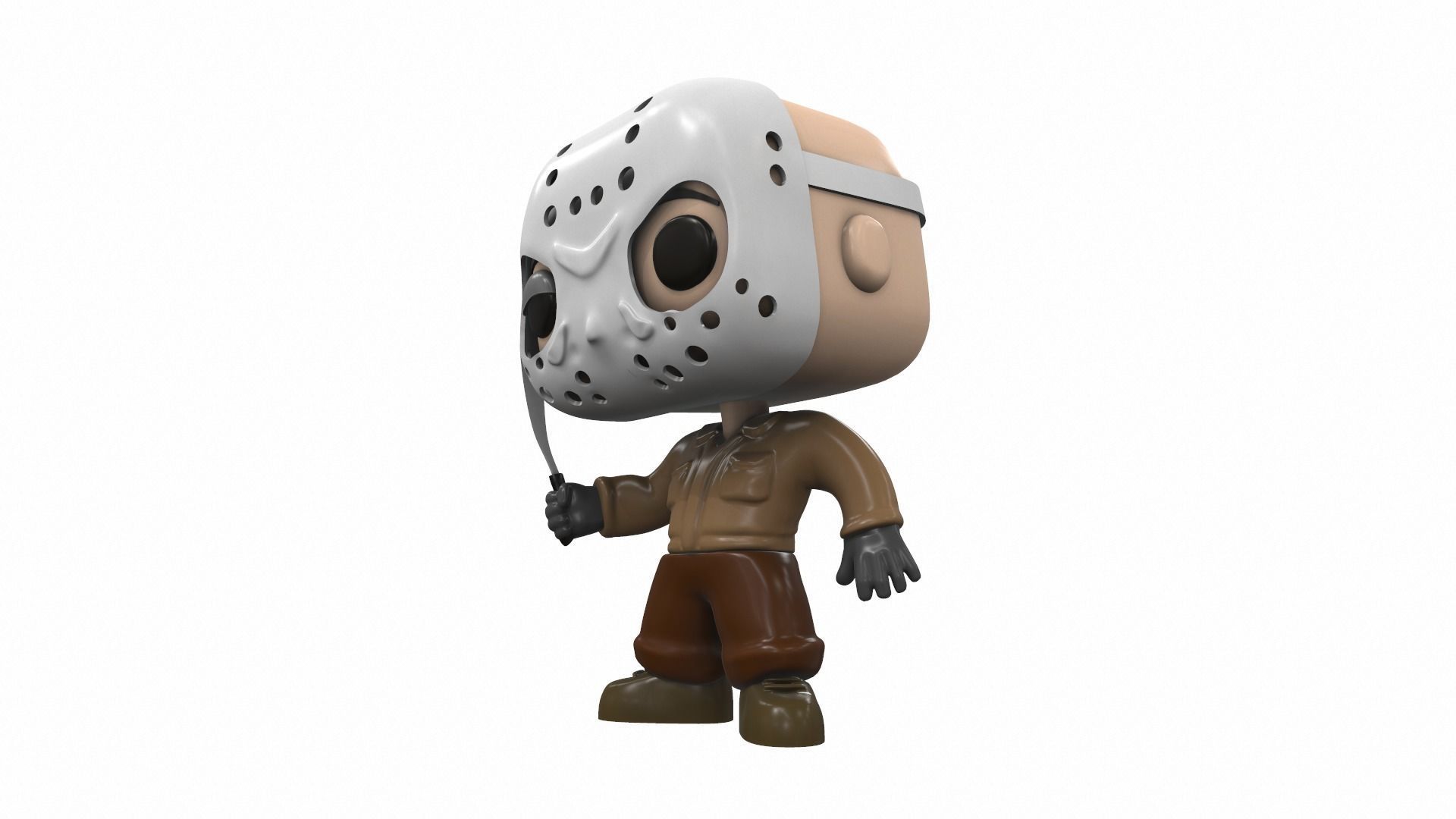 Funko pop Jason 3D model_1