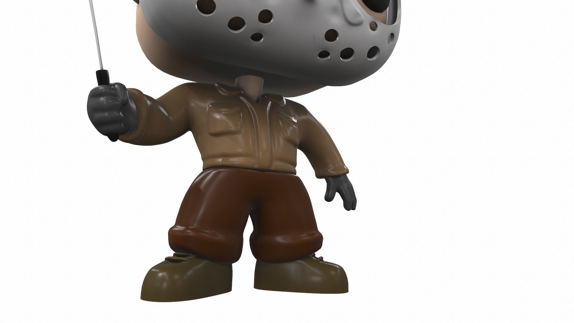 Funko pop Jason 3D model_9