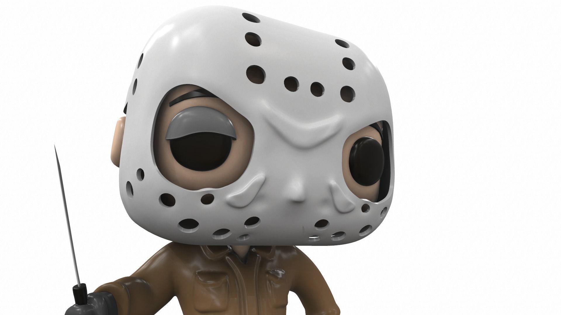 Funko pop Jason 3D model_8