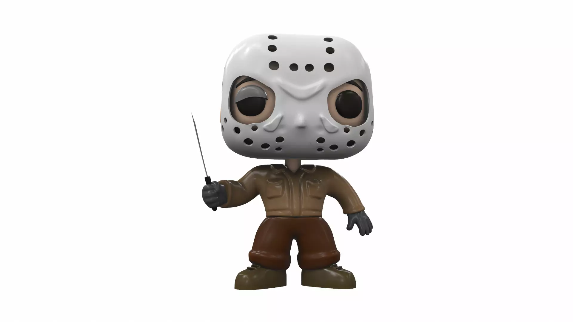 Funko pop Jason 3D model_0