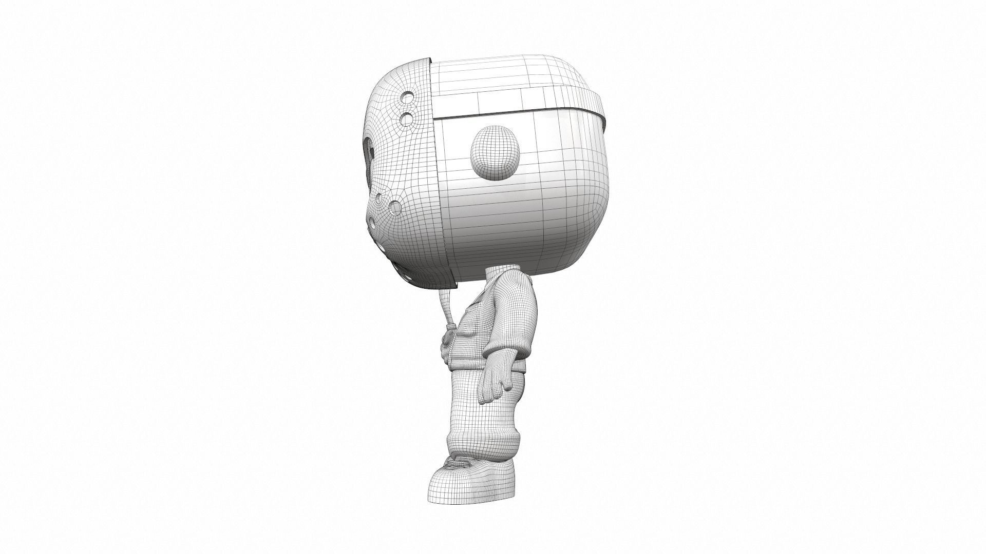 Funko pop Jason 3D model_13