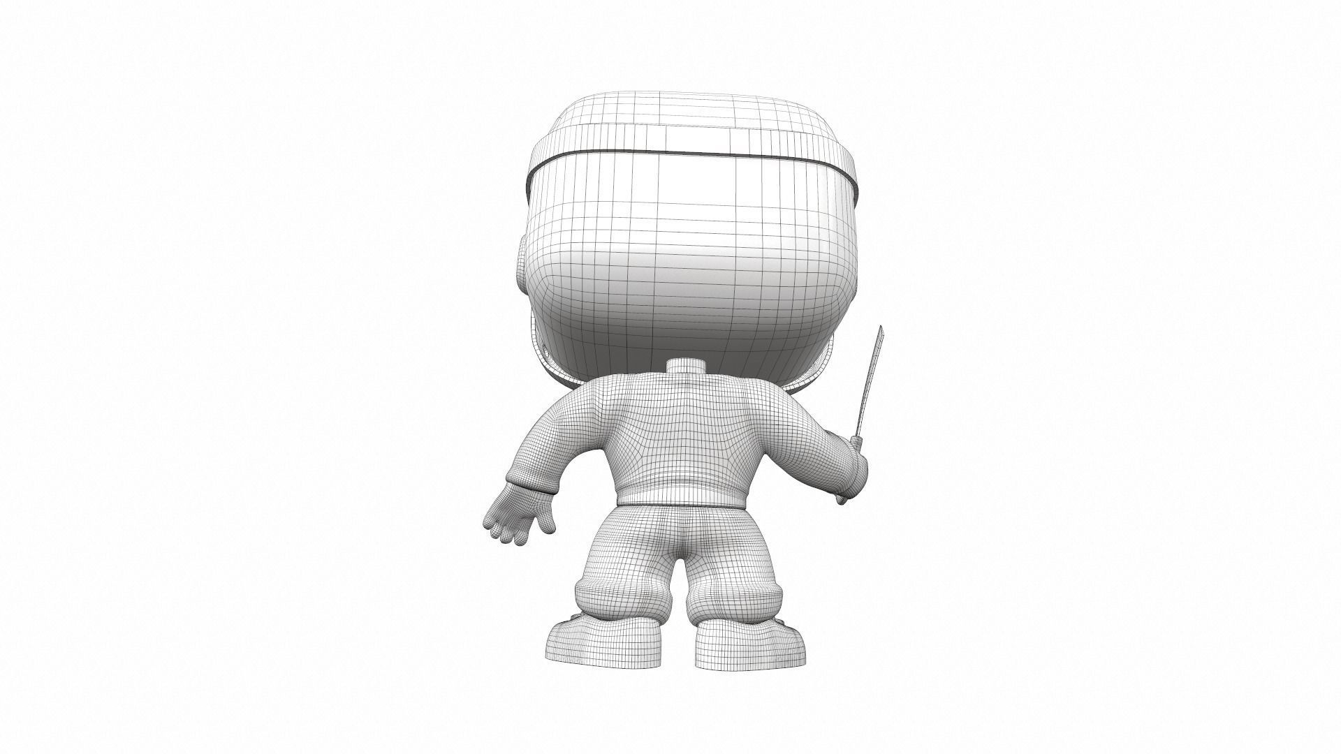 Funko pop Jason 3D model_12