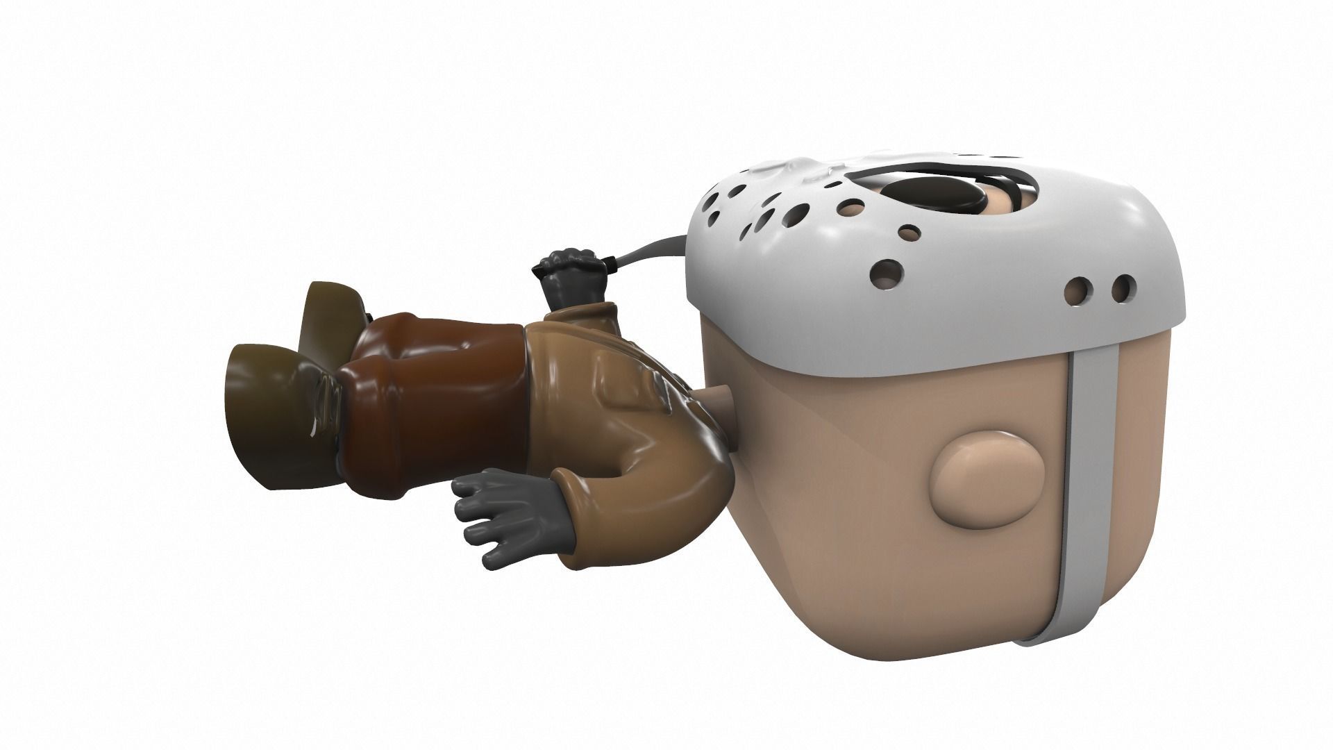 Funko pop Jason 3D model_6