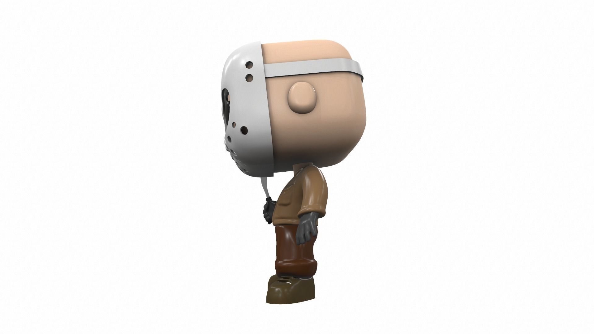 Funko pop Jason 3D model_2