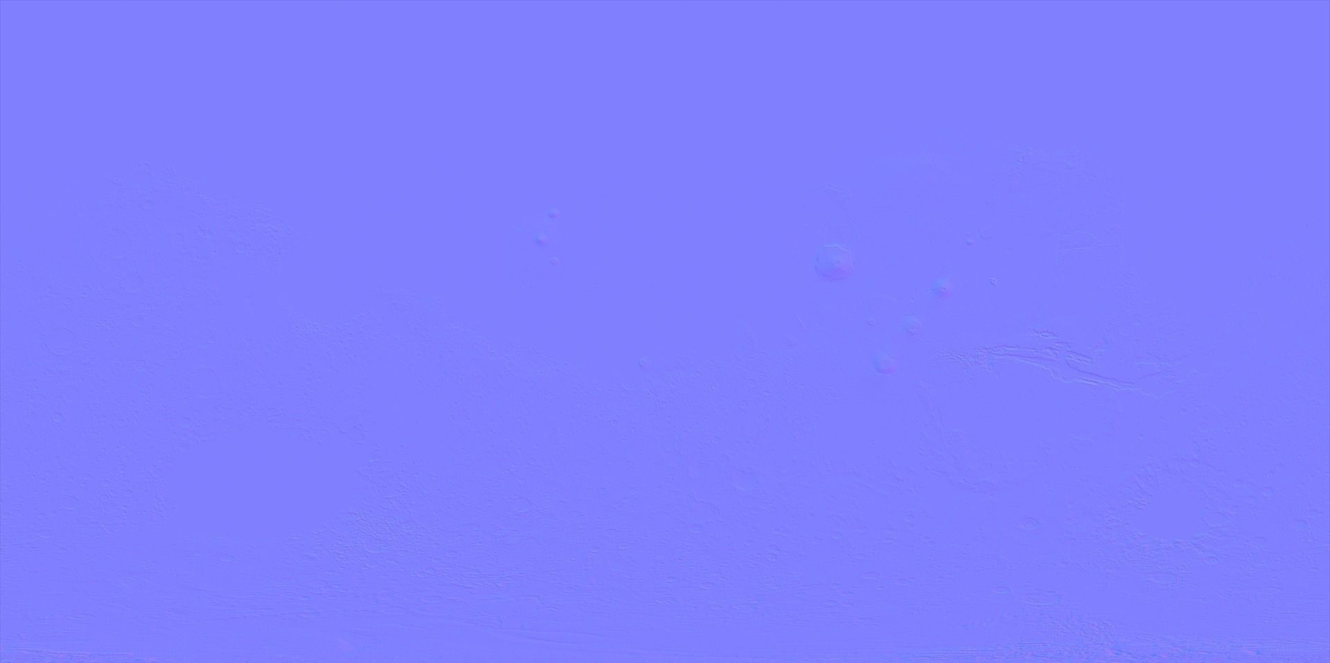 Terraformed Mars 6k textures low poly Low-poly 3D model_9