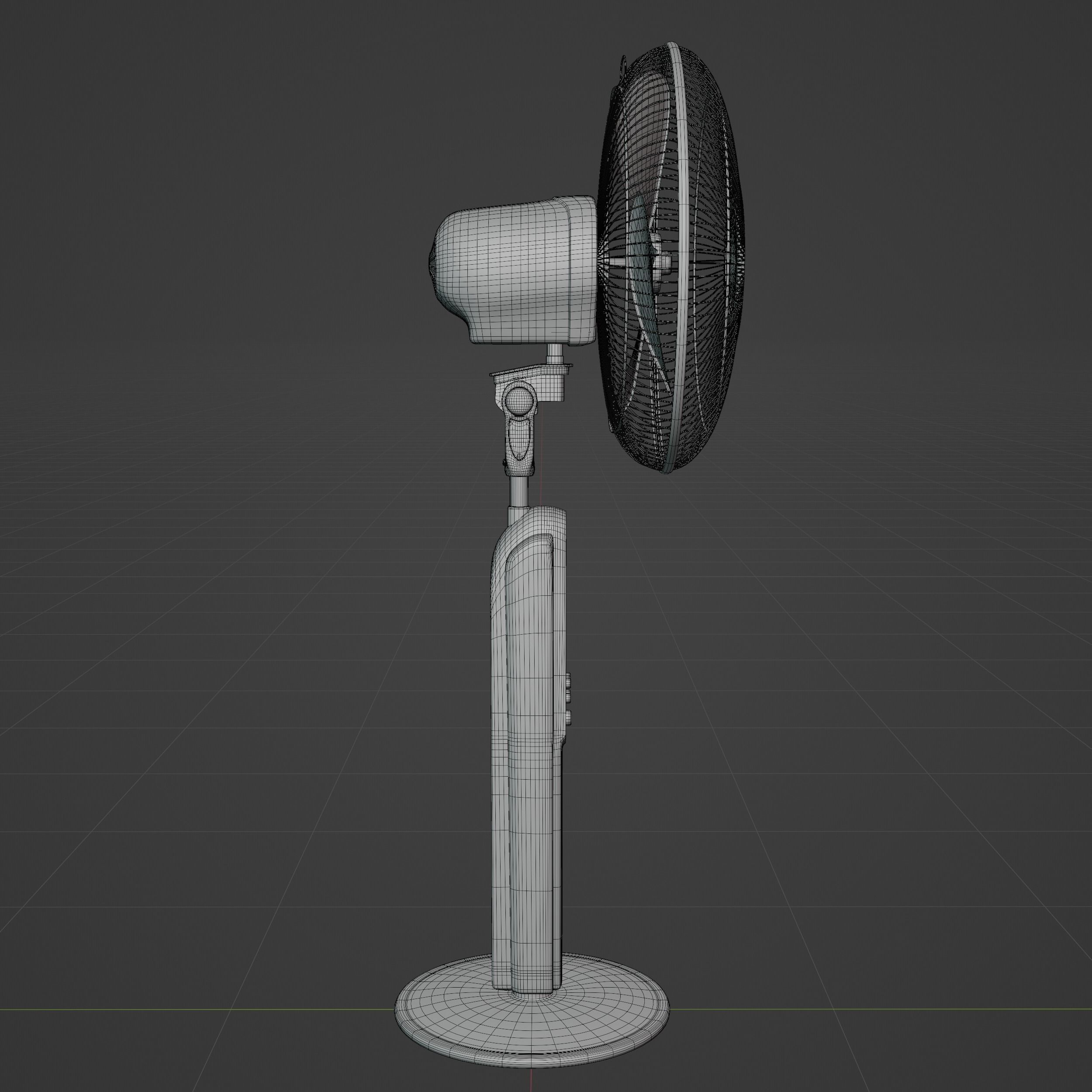 Ventilator fan 3D model_4