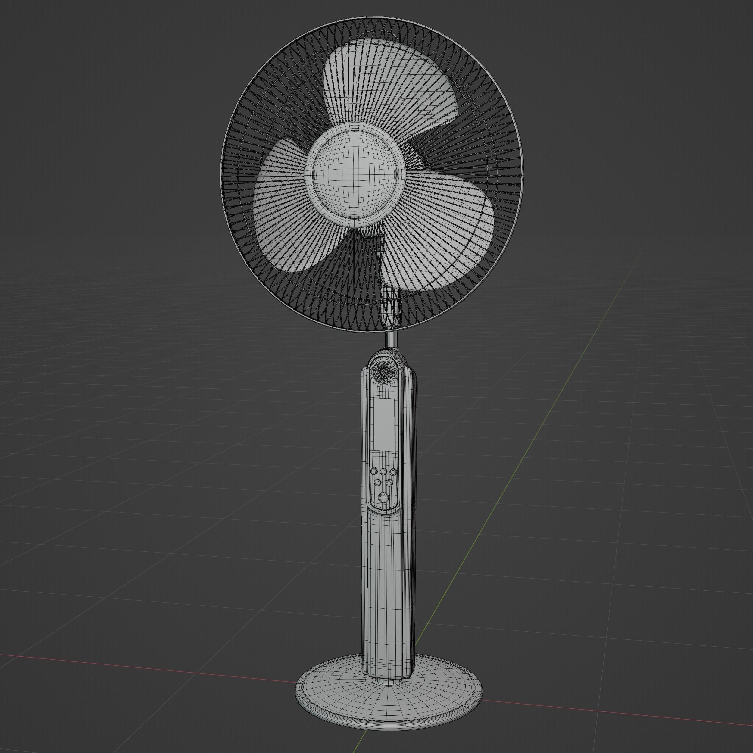 Ventilator fan 3D model_1