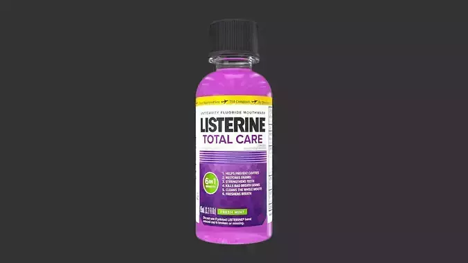 Listerine Total Care Mouthwash 95ml 3D model