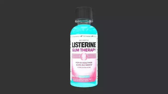 Listerine Gum Therapy Mouthwash 95ml 3D model