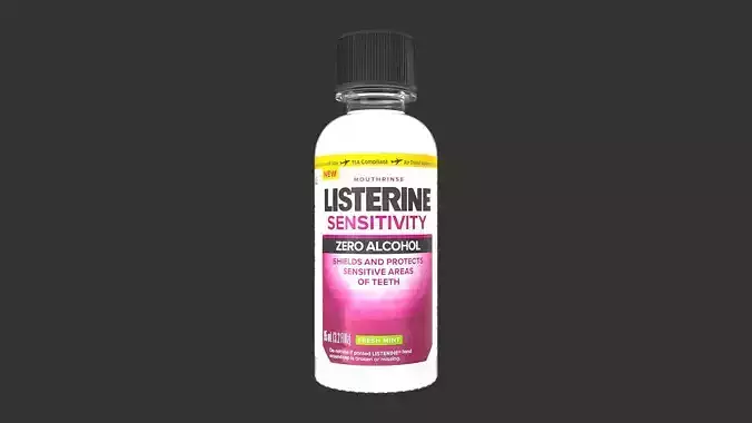 Listerine Sensitivity Mouthwash 95ml 3D model