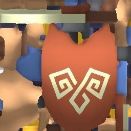 Old Viking Low-poly 3D model_9