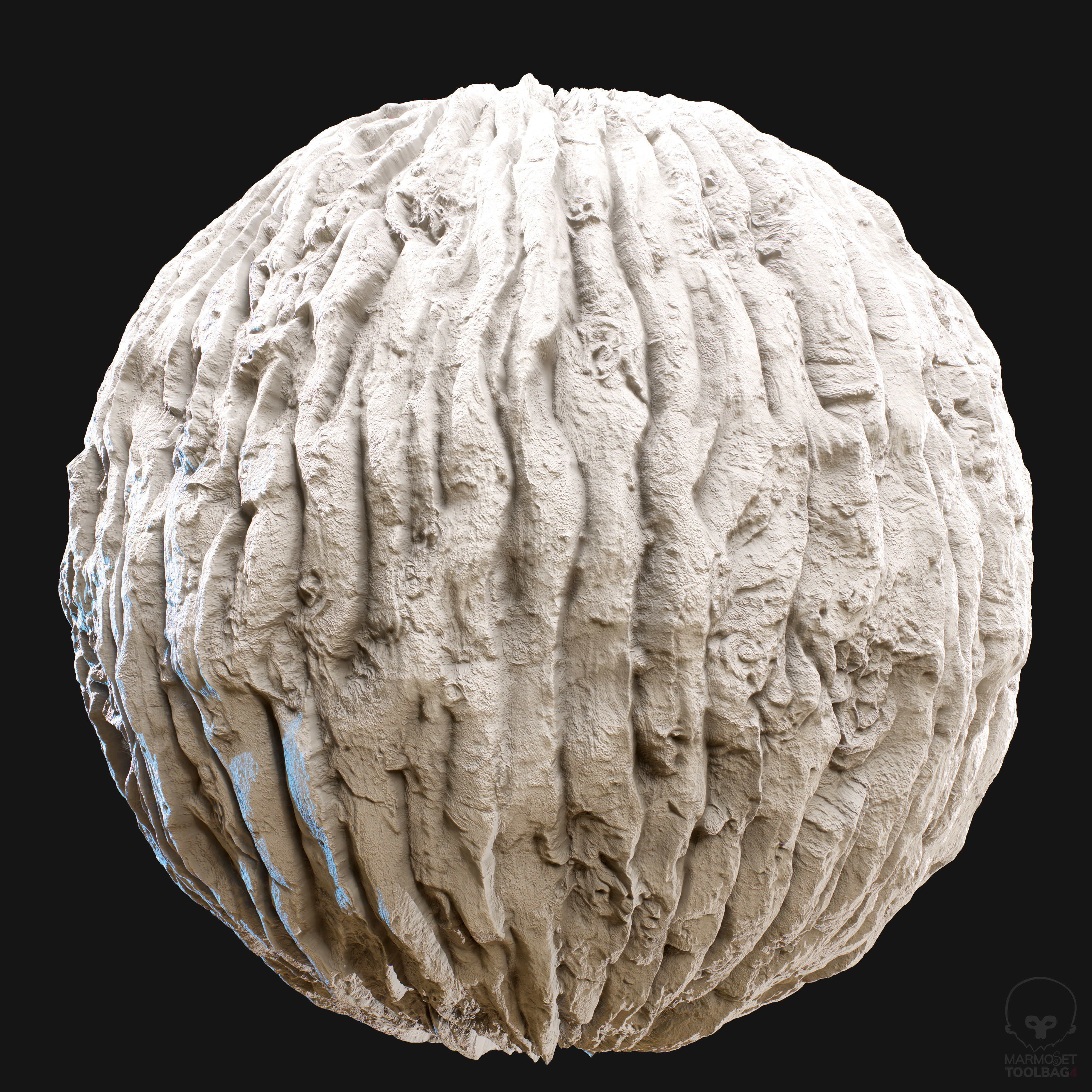 Blue Fantasy Tree Bark Texture_2