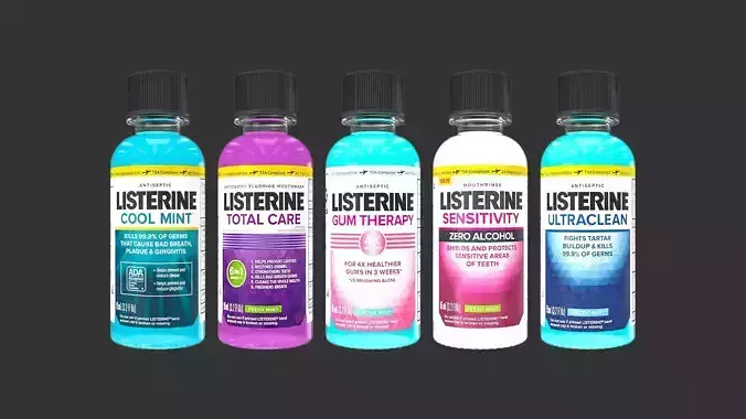 Listerine 95ml Mouthwash Collection 