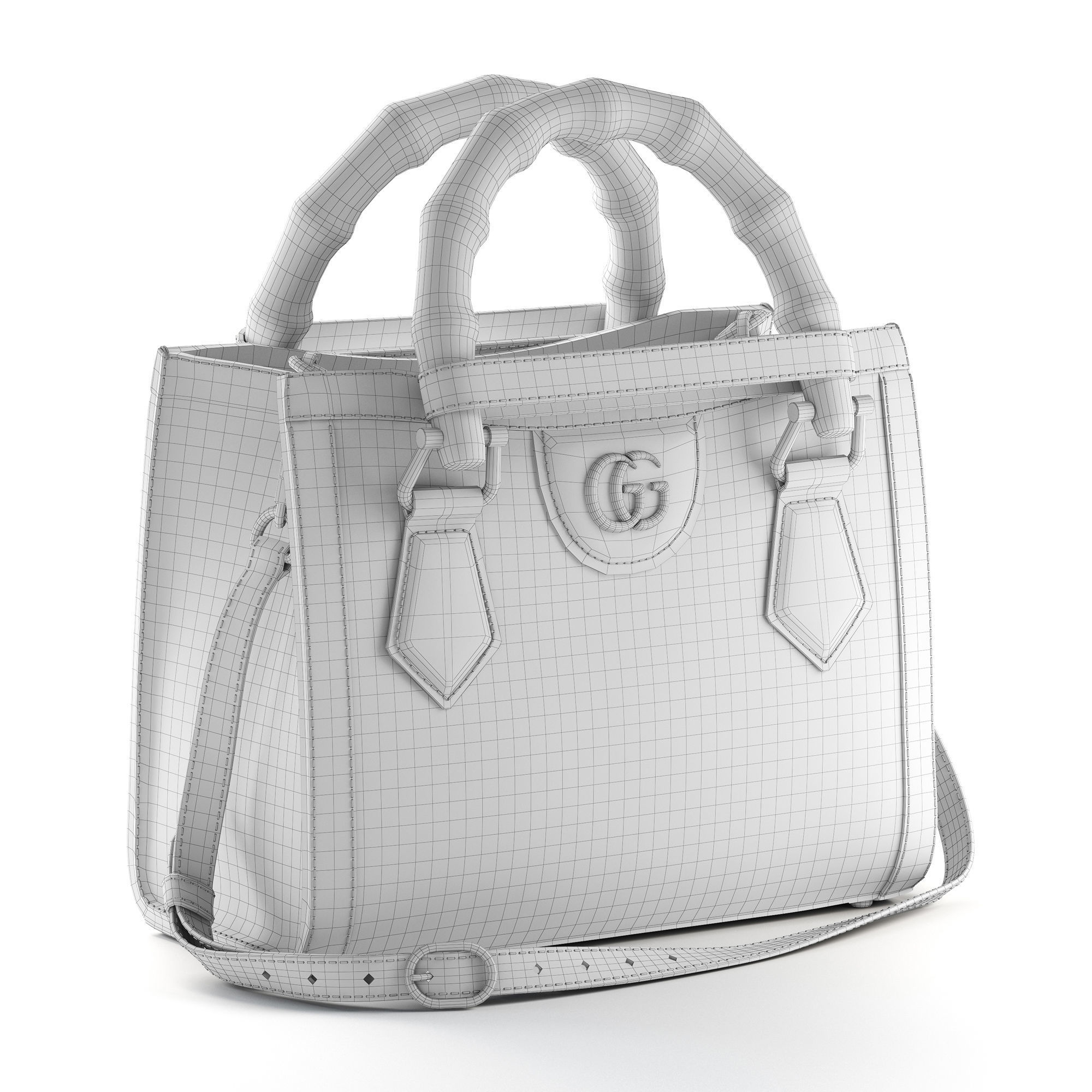 GUCCI Diana mini bag 02 3D model_5