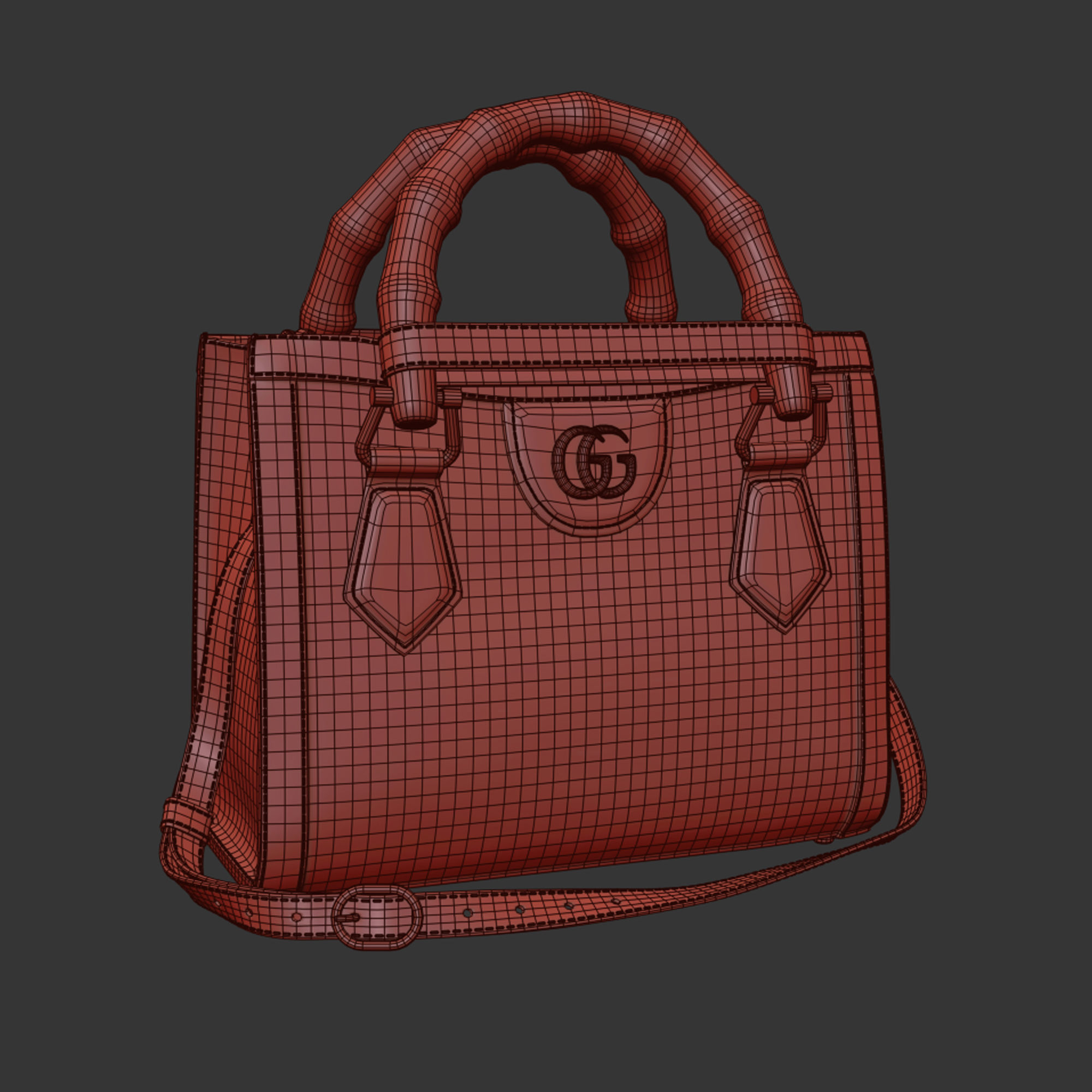 GUCCI Diana mini bag 02 3D model_12